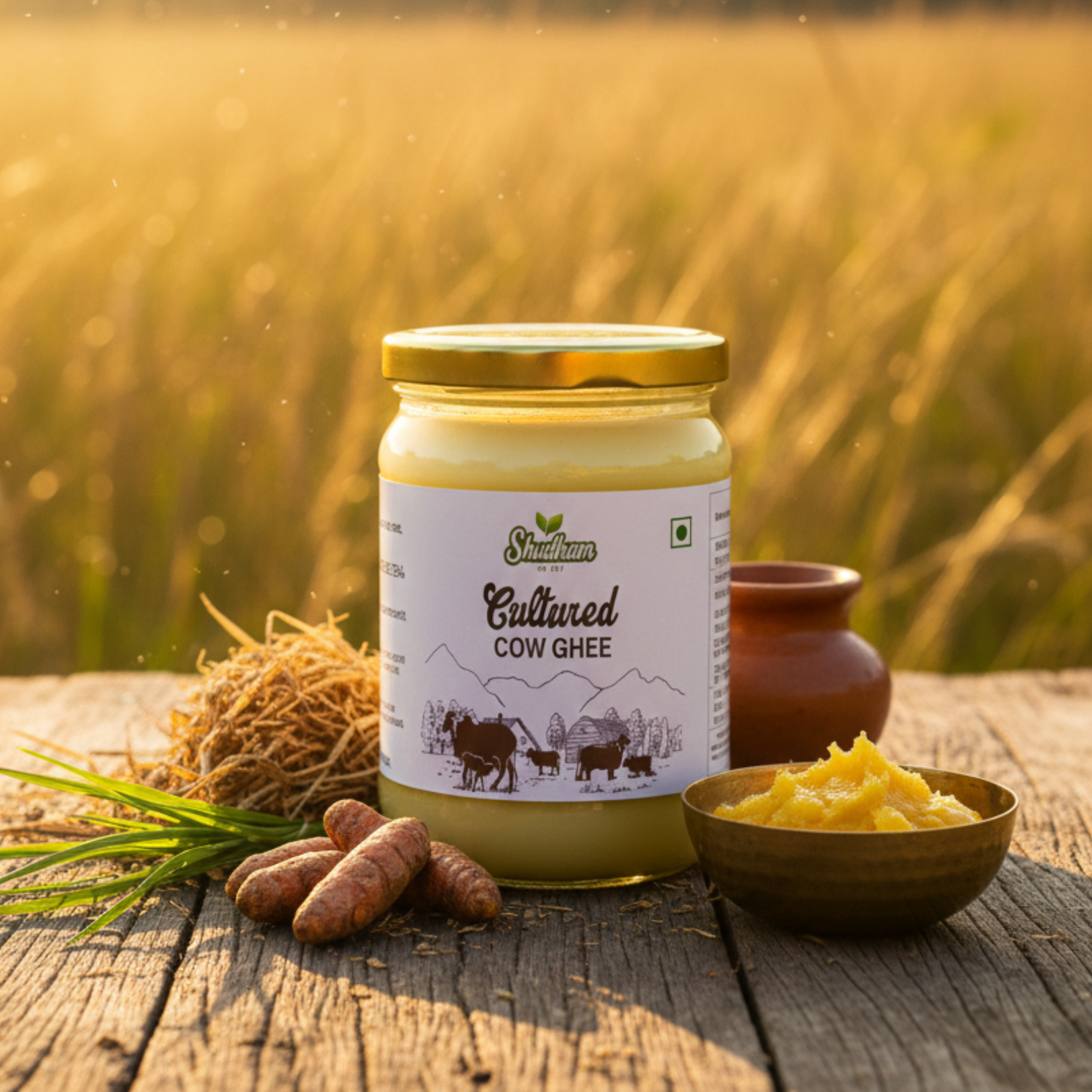 2 Cultured Cow Ghee – 460g - Image 1