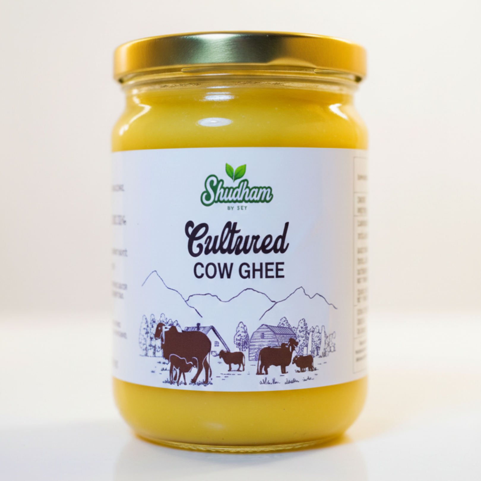 4 Cultured Cow Ghee – 906g - Image 1